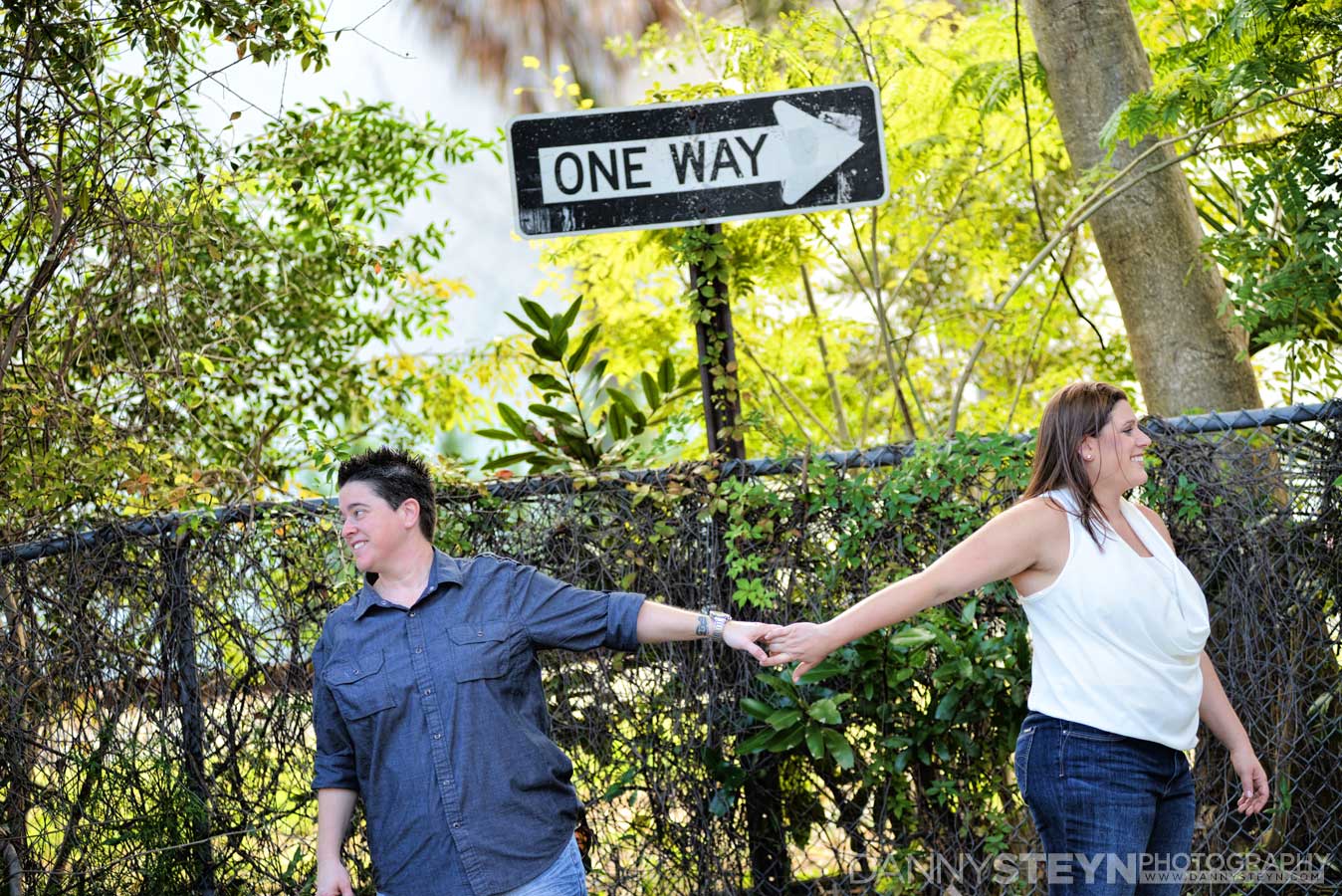 Same sex engagement photography fort lauderdale