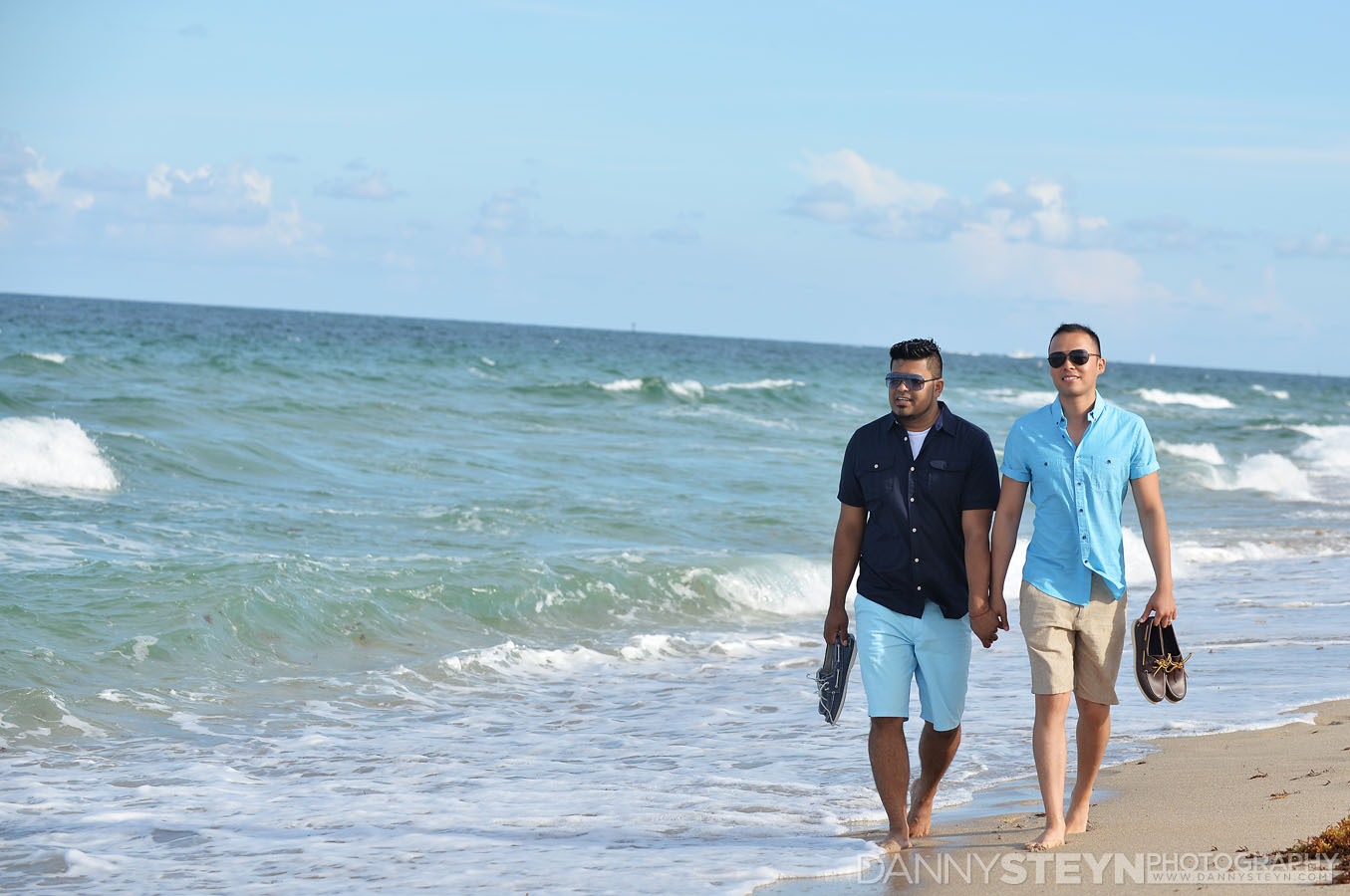 Same sex engagement photography fort lauderdale